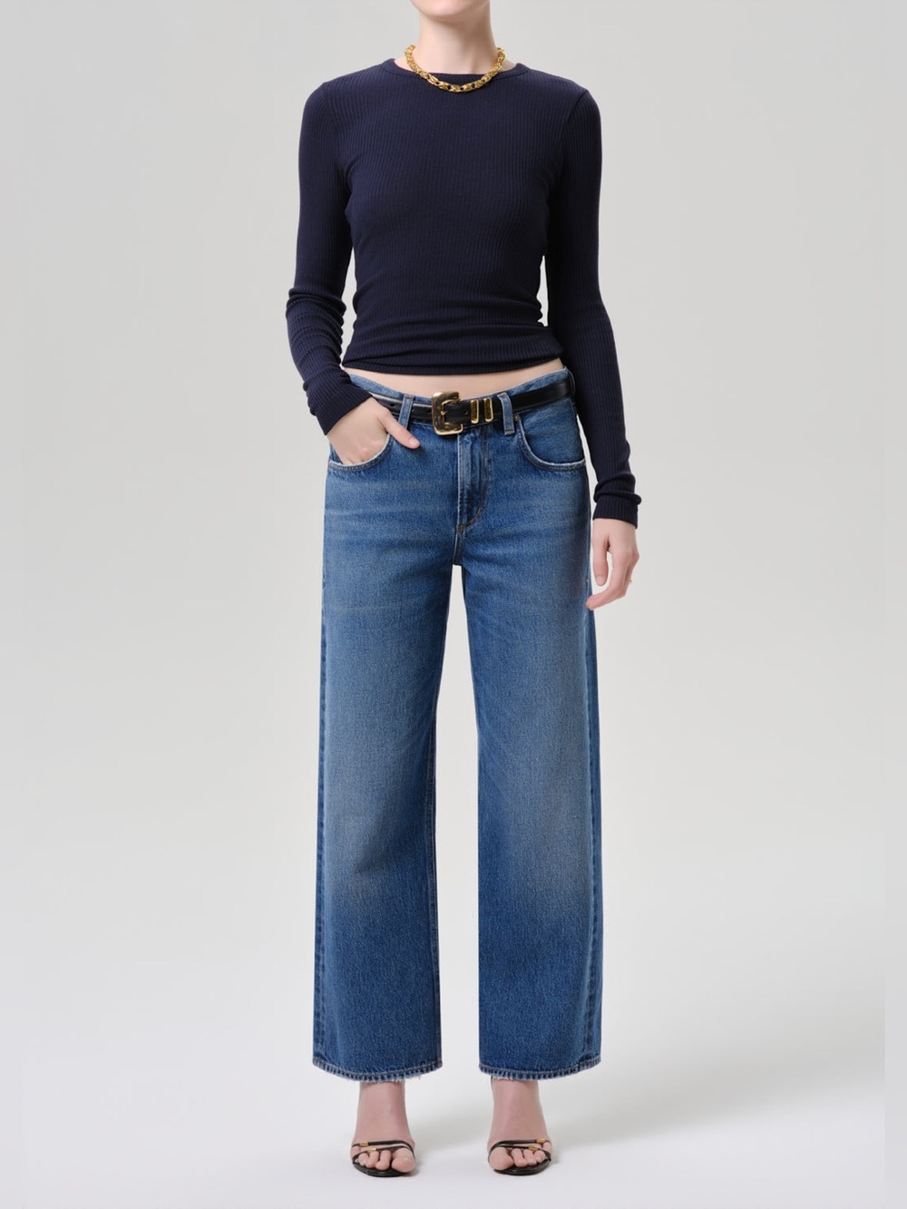 NWT Citizens of Humanity Lindz Easy Straight Jeans Chaya Wash Size 30